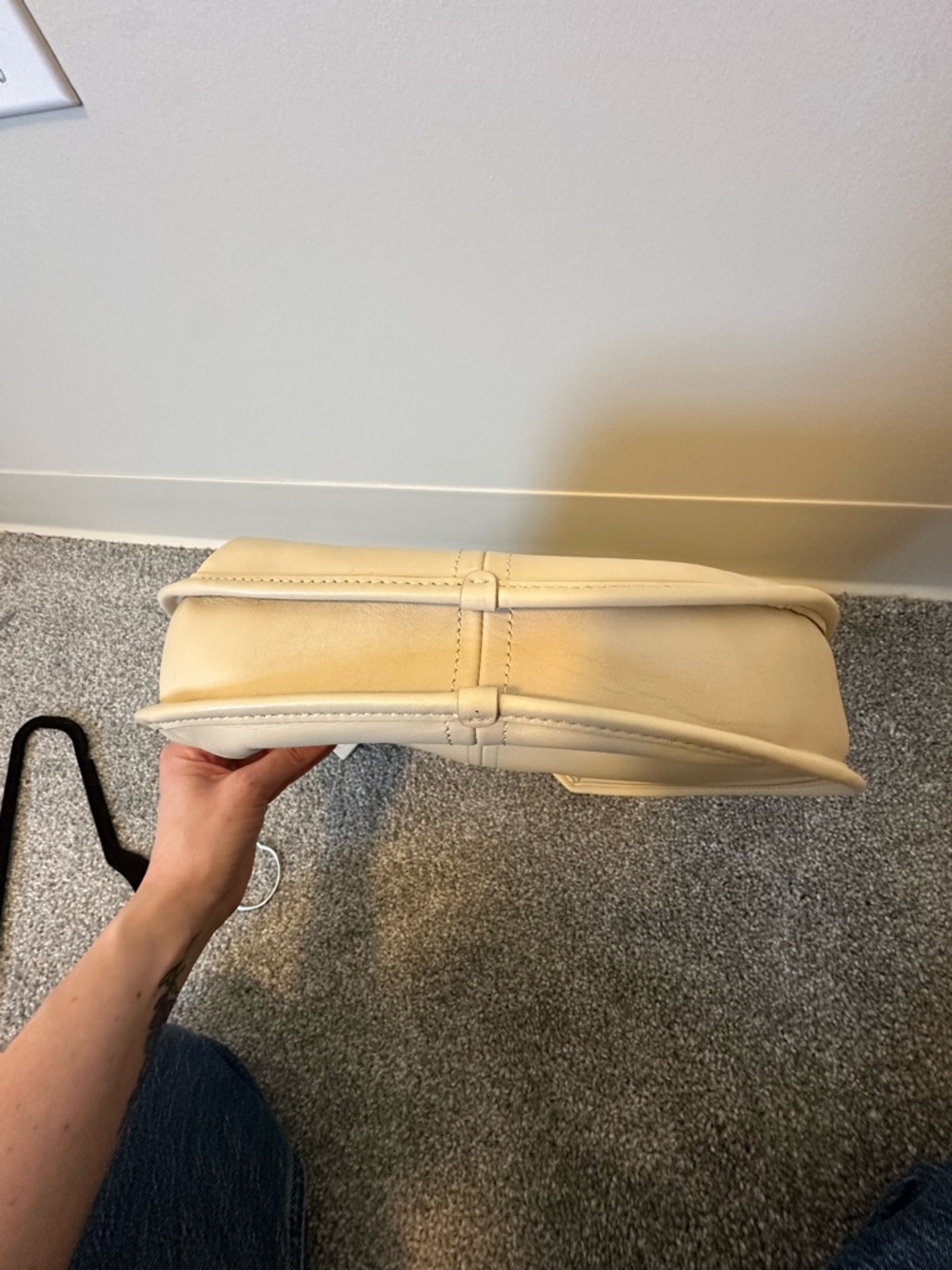 Coach Cream Leather Ergo Shoulder Bag - Picture 13 of 15